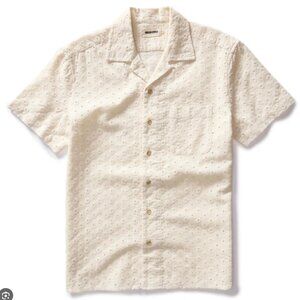 The Short Sleeve Hawthorne in Vintage White Embroidered Eyelet